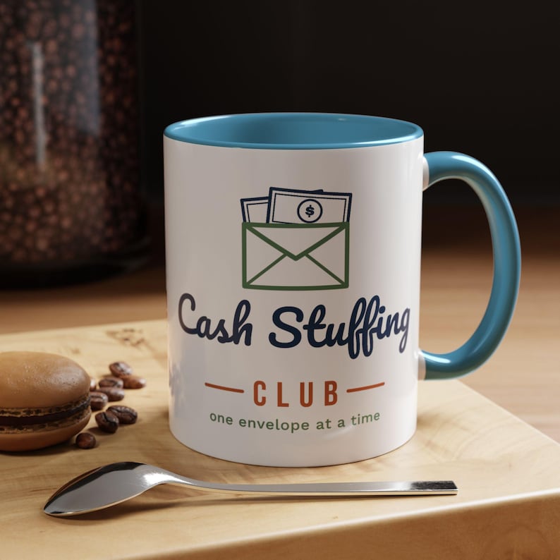 Cash Stuffing Club Mug, Funny Budget Coffee Mug, Money Saving Gift, Personal Finance Gift, 11oz Ceramic Mug image 9