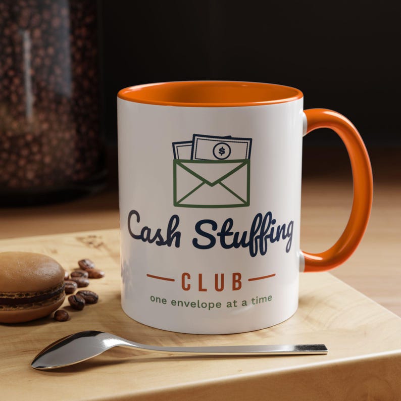Cash Stuffing Club Mug, Funny Budget Coffee Mug, Money Saving Gift, Personal Finance Gift, 11oz Ceramic Mug image 12