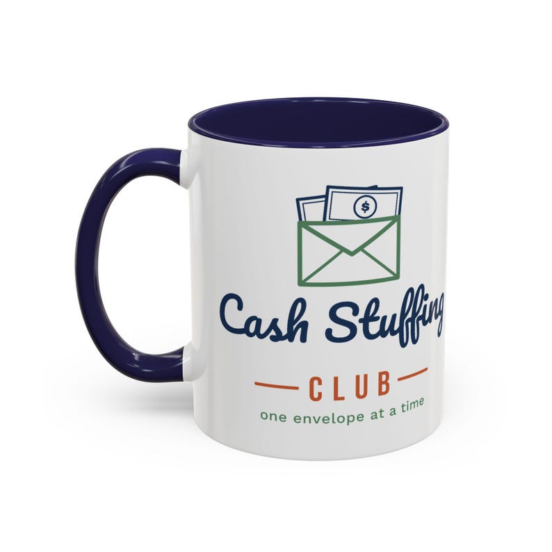 Cash Stuffing Club Mug, Funny Budget Coffee Mug, Money Saving Gift, Personal Finance Gift, 11oz Ceramic Mug image 5