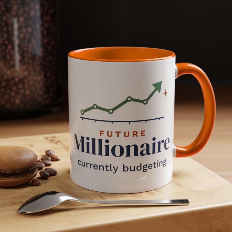 Future Millionaire Currently Budgeting Mug, Funny Budget Coffee Mug, Money Saving Gift, Personal Finance Gift, 11oz Ceramic Mug image 12