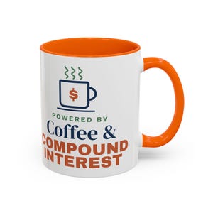 Coffee and Compound Interest Mug, Funny Budget Coffee Mug, Money Saving Gift, Personal Finance Gift, 11oz Ceramic Mug image 10