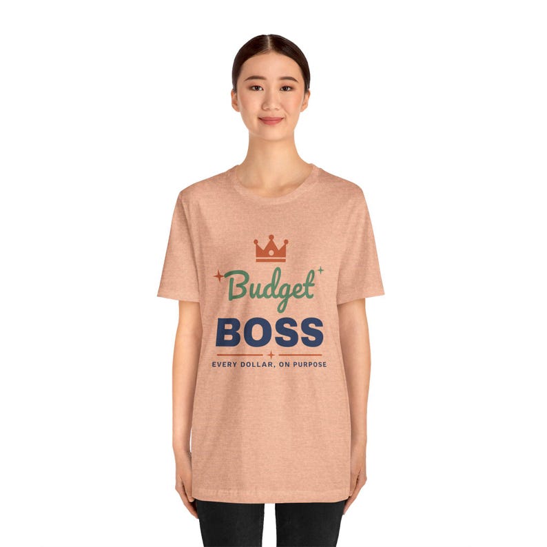 Budget Boss Shirt, Funny Budget T-Shirt, Money Saving Gift, Personal Finance Tee, Unisex Comfort Cotton image 11