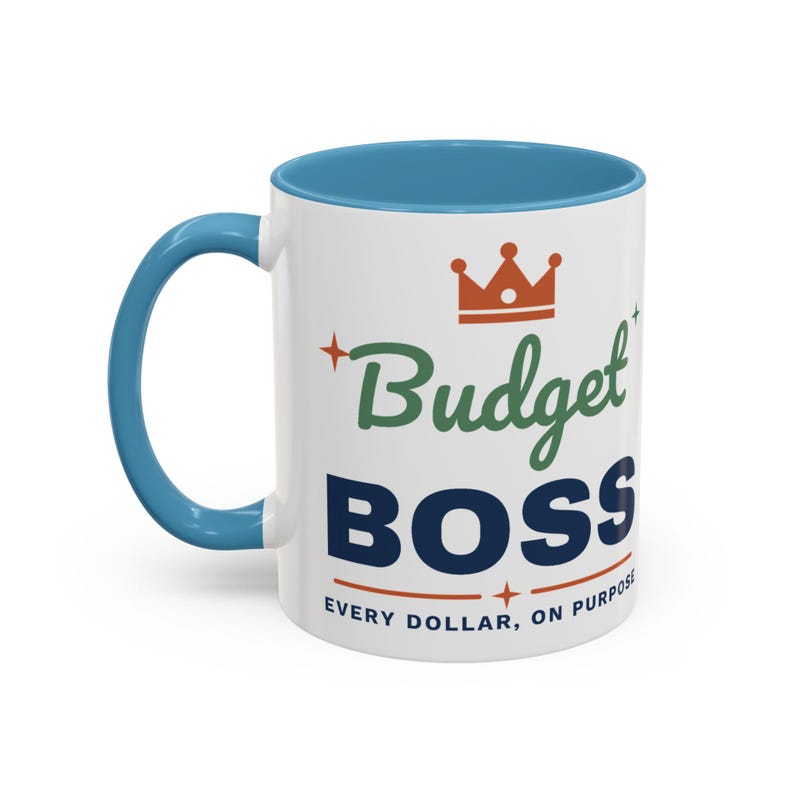 Budget Boss Mug, Funny Budget Coffee Mug, Money Saving Gift, Personal Finance Gift, 11oz Ceramic Mug image 8