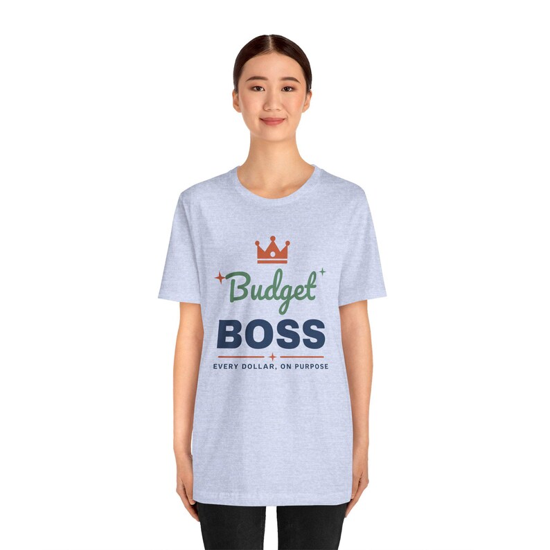 Budget Boss Shirt, Funny Budget T-Shirt, Money Saving Gift, Personal Finance Tee, Unisex Comfort Cotton image 14