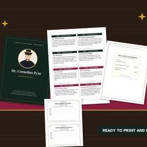 1920s Murder Mystery Game Printable, Speakeasy Party for 6 to 12 Players, Murder at the Gilded Flamingo, Adults, Instant Download image 7