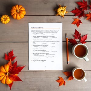 Halloween Party Games Printable for Teens and Adults, Bingo 30 Cards, Trivia, Charades, Would You Rather, Instant Download PDF