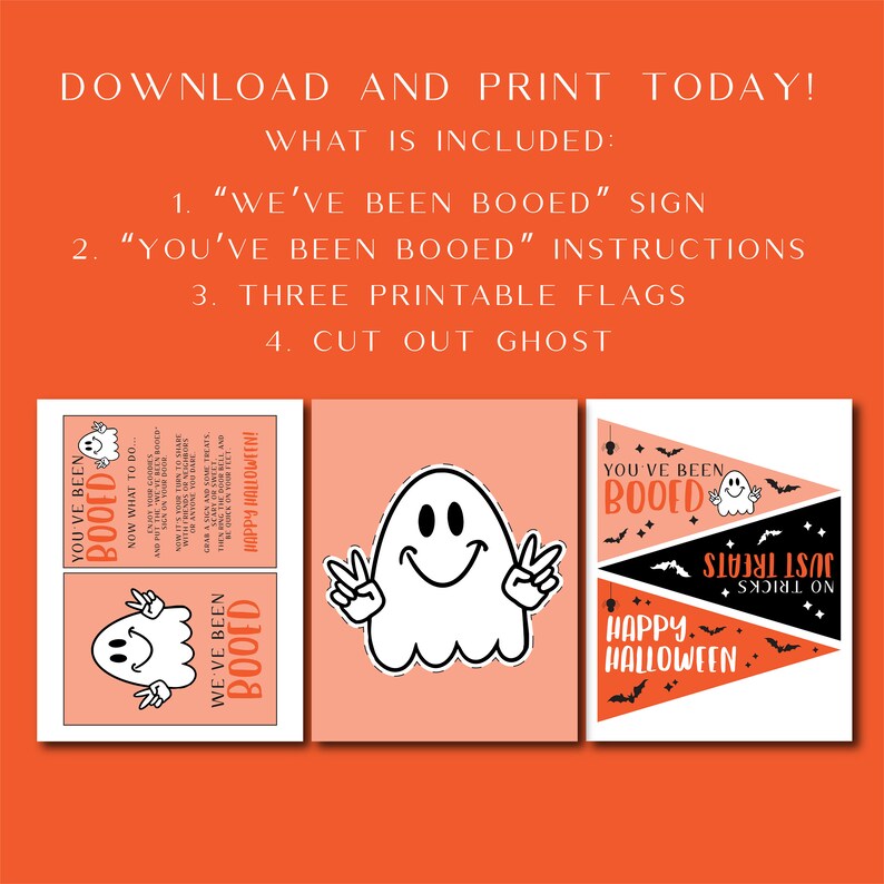 You've Been Booed Printable, We've Been Booed Printable, Halloween Boo ...
