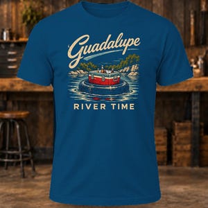 Guadalupe River Time T-Shirt – Men's Texas River Tubing Shirt
