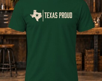 Camiseta "Orgullo de Texas" – Camiseta para hombre con el lema "Orgullo de Texas"