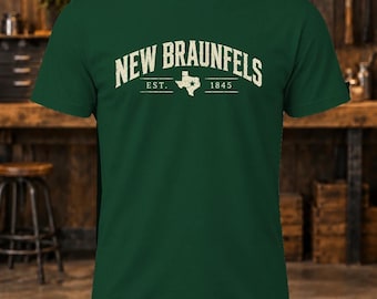 Camiseta de New Braunfels – Camiseta de hombre de la ciudad natal de Texas