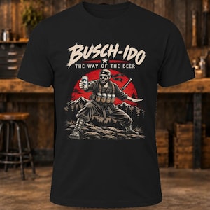 Busch-Ido T-Shirt – The Way of the Beer Men's Samurai Shirt image 1
