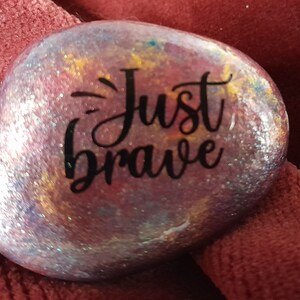 Inspirational Empowerment Painted Rocks Magnet Set Gifts Friends Co ...
