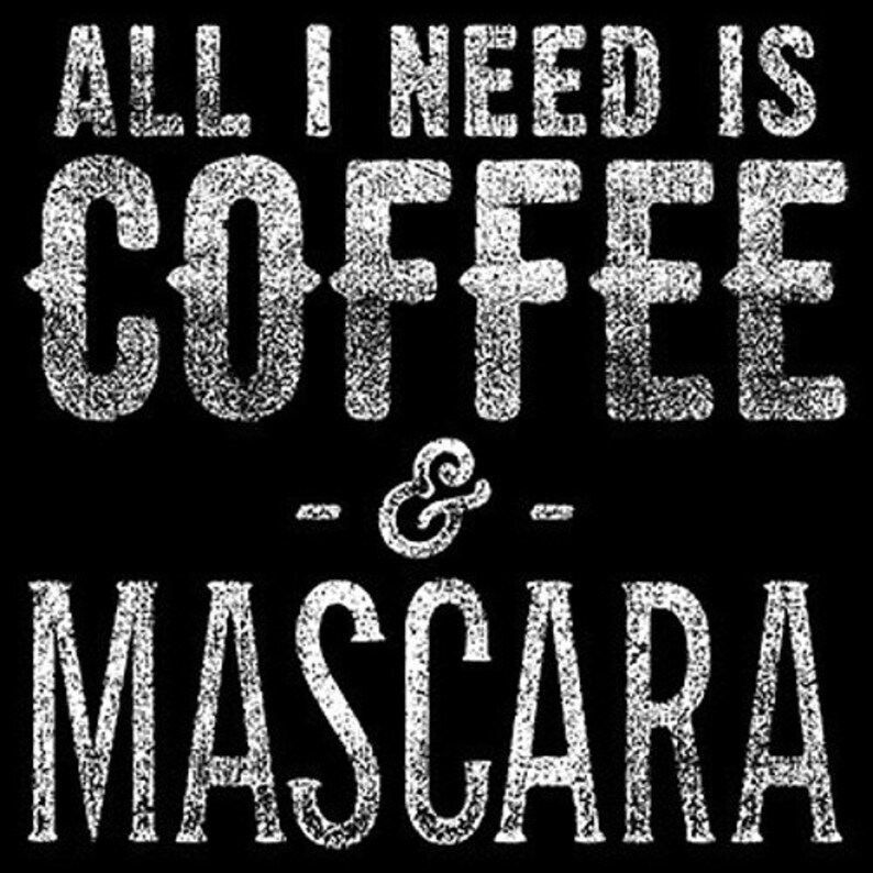 Coffee And Mascara New Black Tote Bag Shop Gifts Event Loot