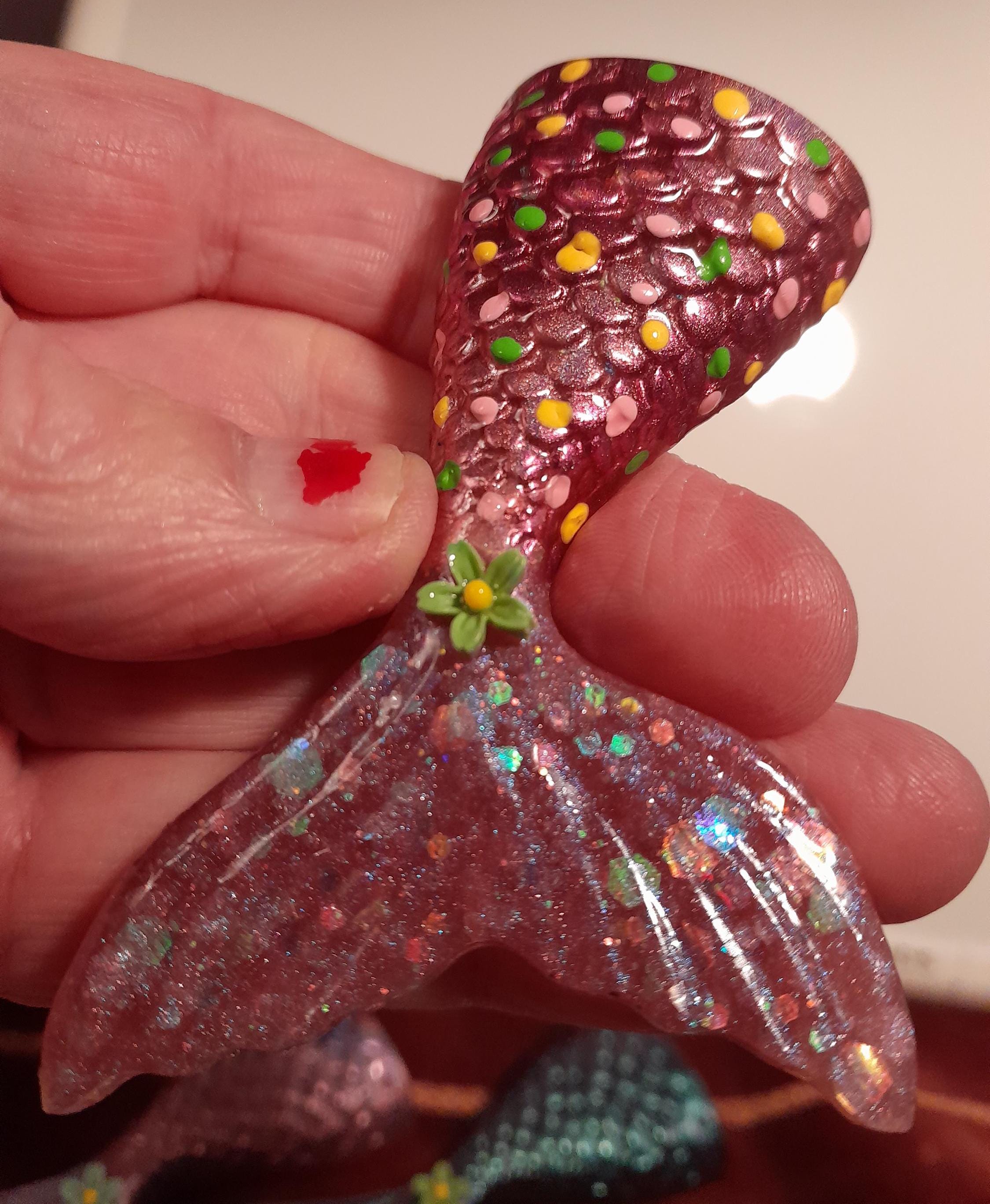 MERMAID TAILS Magnets Set of 3 Fridge Decor Gifting Friends Office ...