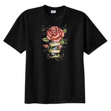 Gothic Rose Tattoo Art New T Shirt S M L XL 2X 3X 4X 5X - Etsy