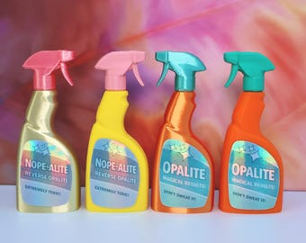 Solid Opalite Nope-alite Spray Bottle Figurine | Multiple Sizes & Finishes