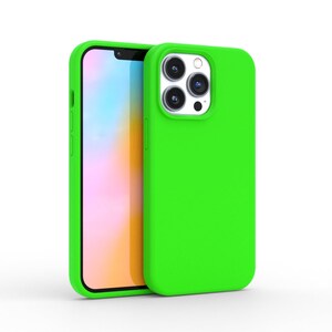 Neon Green iPhone Case for iPhone 13, 13 Pro Max Case, iPhone 12, iPhone 12 Pro, iPhone 12 Pro Max Case / Silicone Neon Green iPhone Case