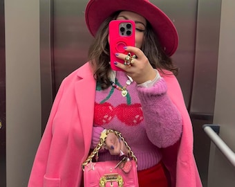 BRIGHT! Neon Yellow MagSafe iPhone Case with Ring Grip Holder & Stand in Neon Pink Green Neon Orange - iPhone 16 Pro Max, iPhone 15 14 13 12