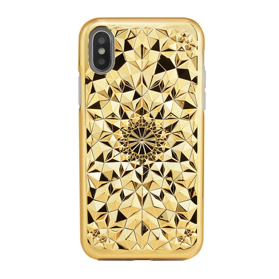 Gold Kaleidoscope Case For Iphone X Xs Gold Geometric Etsy Gold Kaleidoscope Case For Iphone X Xs Gold Geometric Etsy