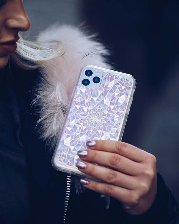 CUTE Shimmering Opal iPhone Case for iPhone 14, 13, 12, 11, 13 Pro Max, 11  Pro Max, 12 Pro Max Case 360º 6ft Drop Protection 