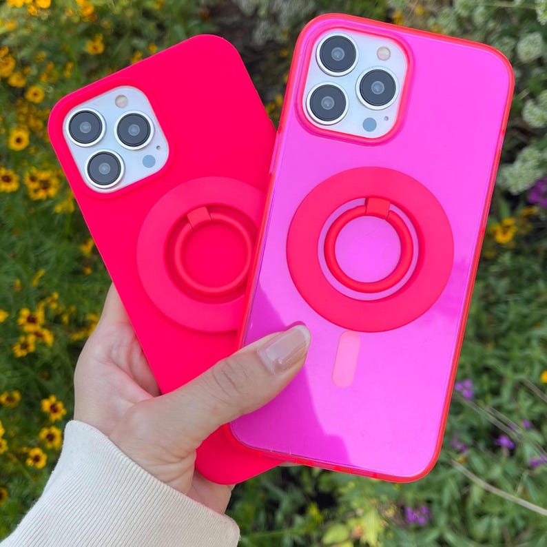 Neon Pink Green Orange Yellow Purple Blue Protective iPhone cases for iPhone 16, iPhone 16 Plus, iPhone 16 Pro, iPhone 16 Pro Max, iPhone 15, iPhone 15 Plus, iPhone 15 Pro, iPhone 15 Pro Max iPhone 14 Pro Max iPhone 13 Pro Max, iPhone 12 Pro Max