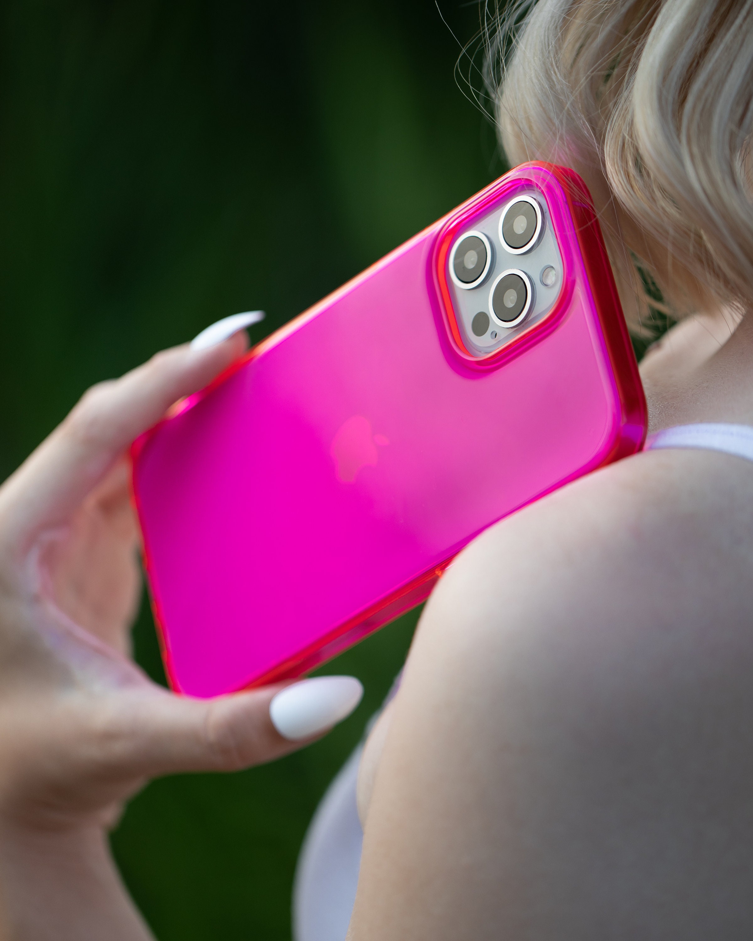 IPhone 13 Case Neon Pink iPhone Case BRIGHT iPhone 13 Pro Etsy