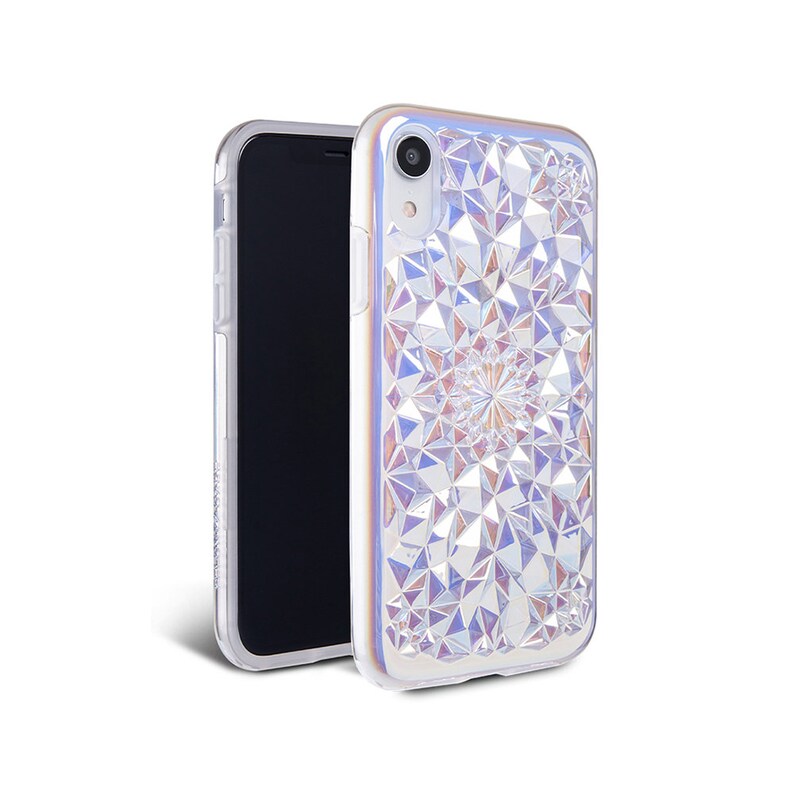 Iphone XR Case // Clear Cosmic Holographic Iphone XR Etsy