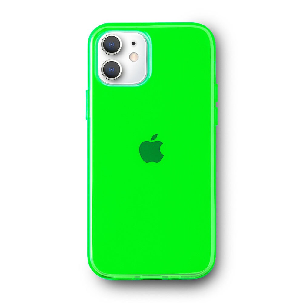 BRIGHT Neon Green Clear iPhone Case iPhone 12 Pro Max Case Etsy