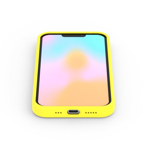 ネオンイエローシリコンiPhoneケース - 明るい！iPhone 16 Pro Max