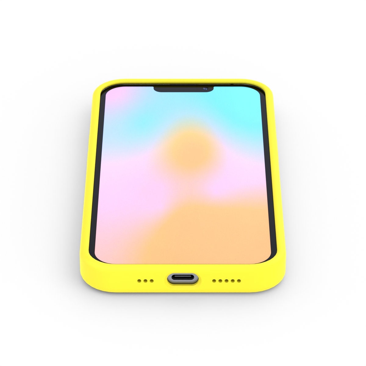Neon Yellow Silicone iPhone Case - BRIGHT! iPhone 16 Pro Max