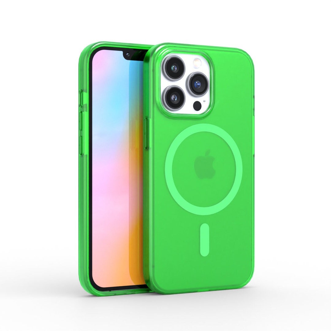 Neon Green Magsafe iPhone Case BRIGHT! iPhone 15 iPhone 14