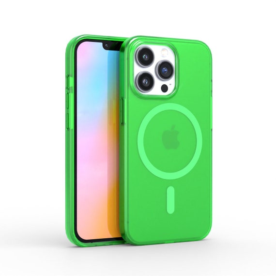 iPhone 15 Pro Max ケース Magsafe対応 グリーン 緑 Amazon.co.jp