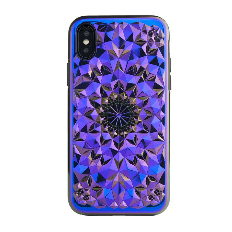 Iphone XR Case // Cosmic Holographic Purple Iphone XR Etsy