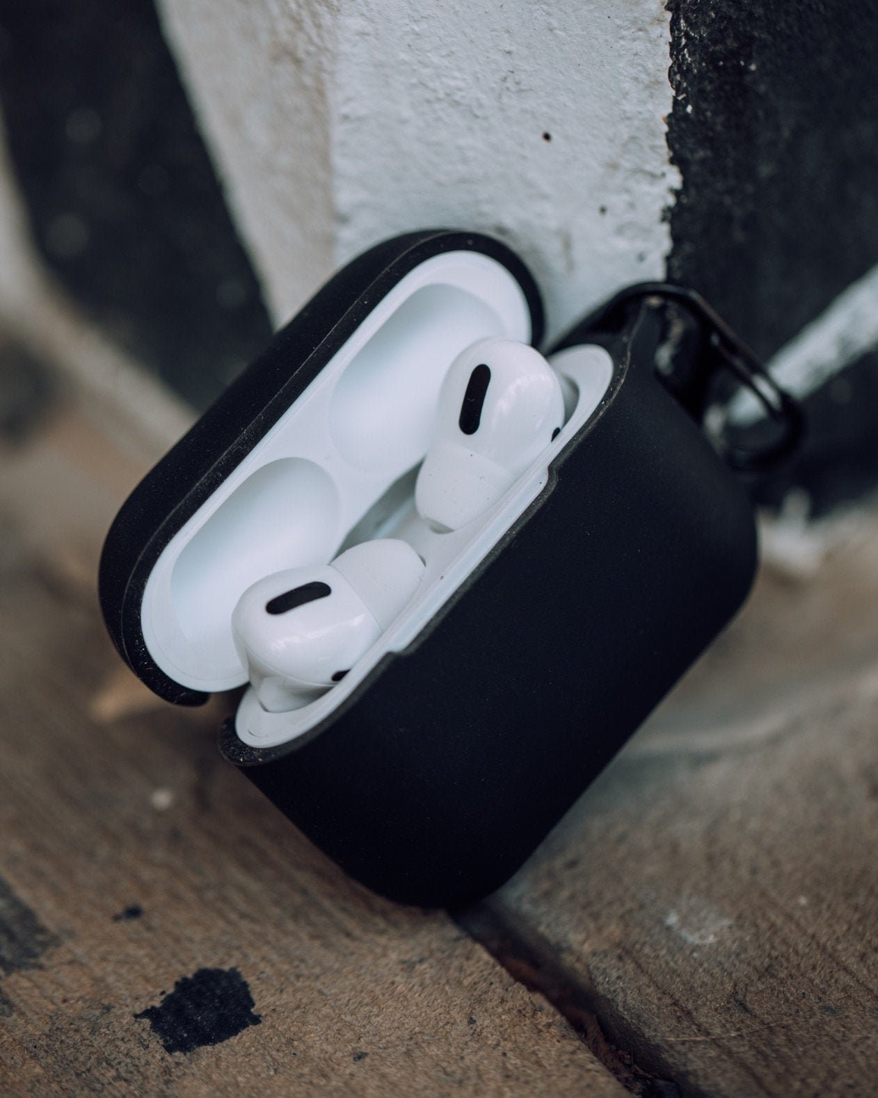 Matte Black Silicone Airpods Case for Airpods Pro Shockproof