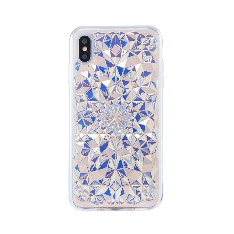 Iphone XS Max Case // Clear Cosmic Holographic Iphone XS Max Etsy