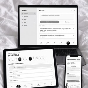 Student Planner App, Study Schedule, Focus Timer, Budget Tracker (Digital Download)