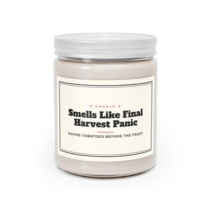 Funny Candle Gift for Fall Gardeners and Plant Lovers