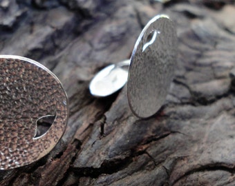 Silver Falling Leaves Cufflinks