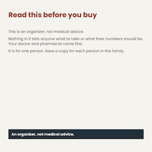 Medical Binder Fillable PDF | Medication Log | Doctor Visit and Blood Pressure Tracker image 9