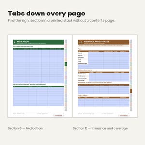 Medical Binder Fillable PDF | Medication Log | Doctor Visit and Blood Pressure Tracker image 6