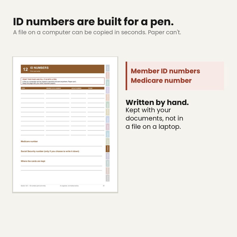 Medical Binder Fillable PDF | Medication Log | Doctor Visit and Blood Pressure Tracker image 4