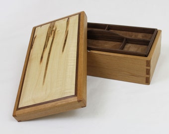 Made To Order Medium Handmade Wood Box, Jewelry Box, Notions Box, Sewing Box, Prayer, Dreams, Hopes Box