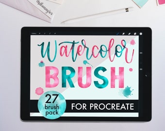 MillionAyres Procreate Watercolor Brush Set