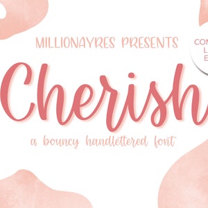Cherish- A MillionAyres Font - Commercial Use