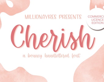 Cherish- A MillionAyres Font - Commercial Use