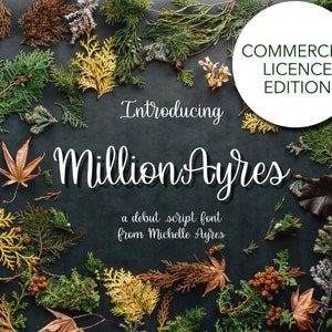 MillionAyres Script Font - Commercial Use Version