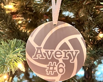 Personalized Volleyball Ornament | Sports Ornament