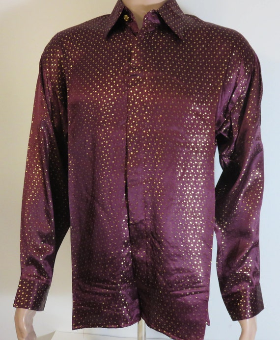 silk shirt mens 90s
