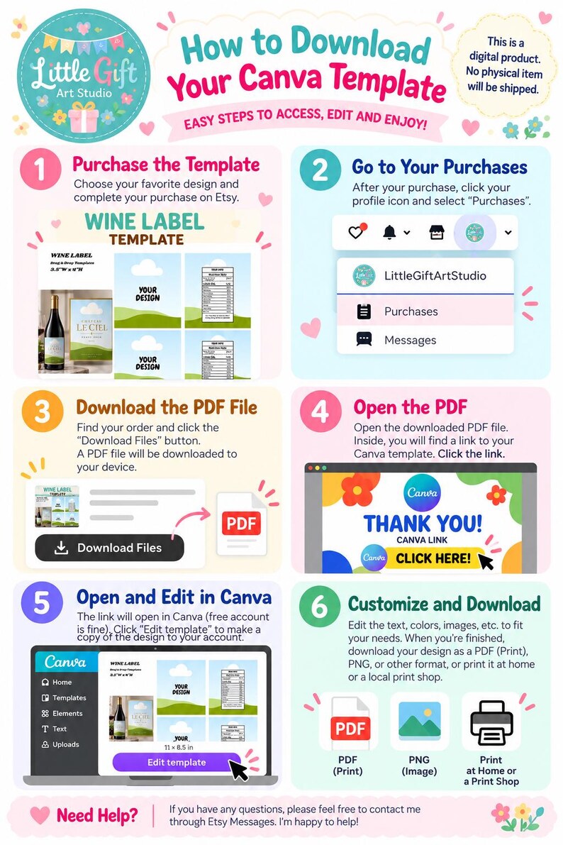 Property Label Sample Beer Bottle, Template File, Label Template, Canva Template, Canva ...