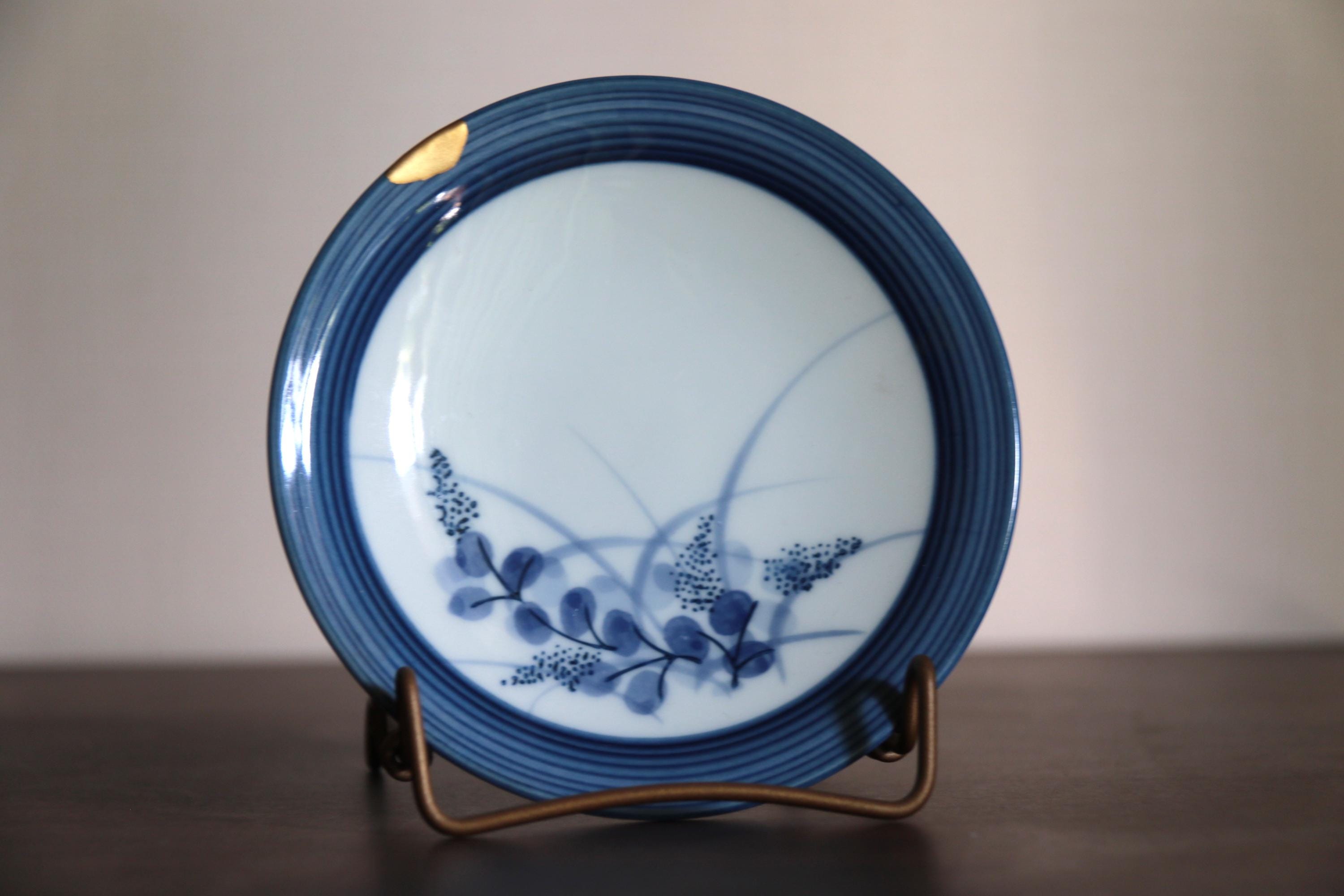 Decorative plate japanese with gold - Etsy 日本